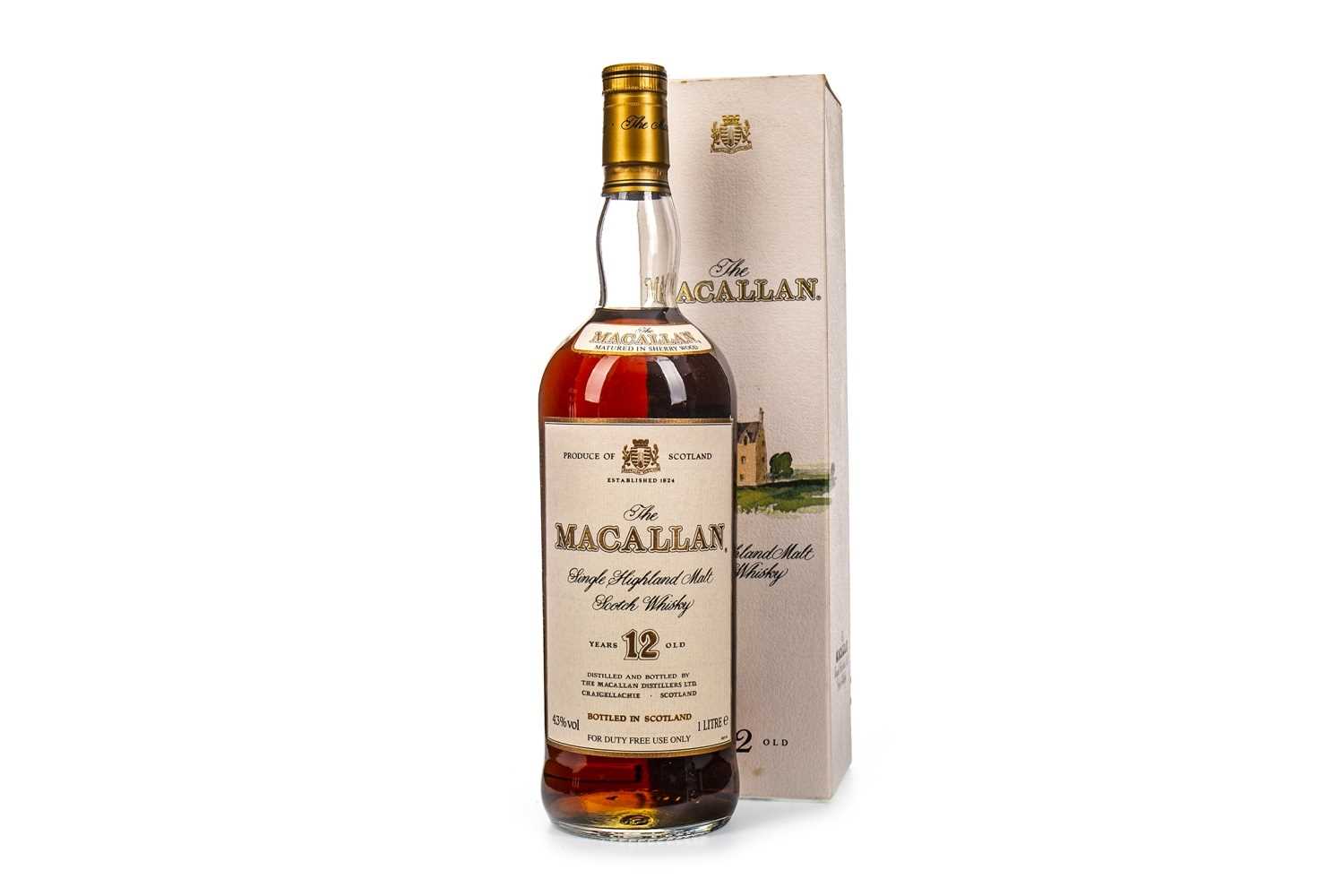 Lot 164 - MACALLAN 12 YEARS OLD - ONE LITRE
