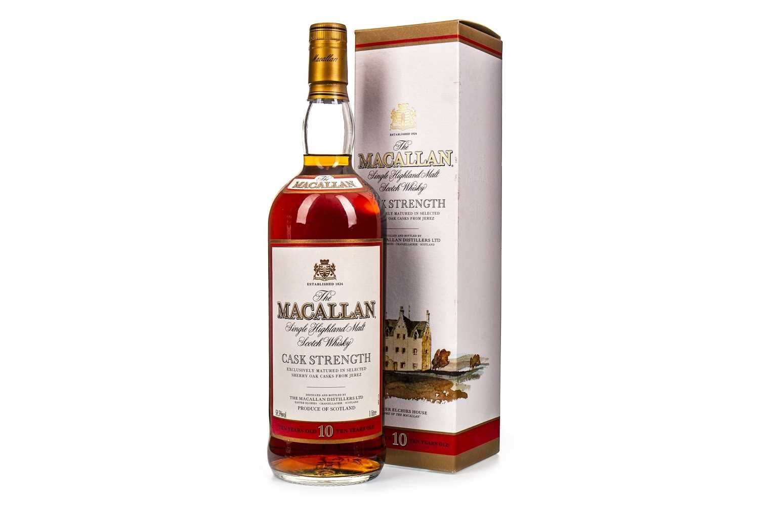 Lot 172 - MACALLAN 10 YEARS OLD CASK STRENGTH - ONE LITRE