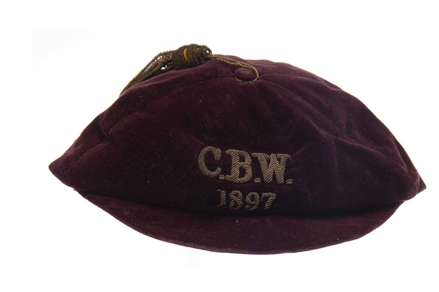 Lot 1909 - A LATE 19TH CENTURY FOOTBALL CAP