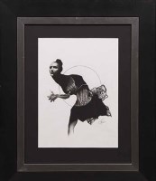 Lot 344 - * JAMES (JIM) DICK, CONTORTION charcoal on...