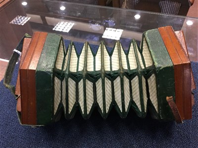 Lot 1442 - AN EARLY 20TH CENTURY CONCERTINA BY J. WALLIS