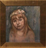 Lot 353 - * JULIA JEFFREY, MAY QUEEN oil on canvas,...