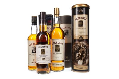 Lot 302 - ABERLOUR 1990 AND TWO ABERLOUR 10 YEARS OLD