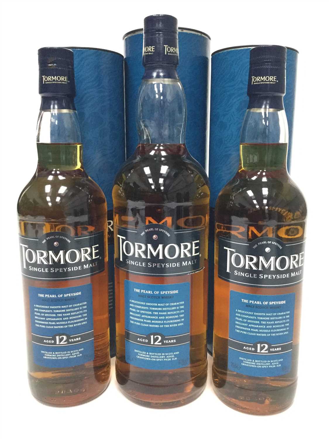 Lot 303 - TWO BOTTLES AND ONE LITRE OF TORMORE 12 YEARS OLD