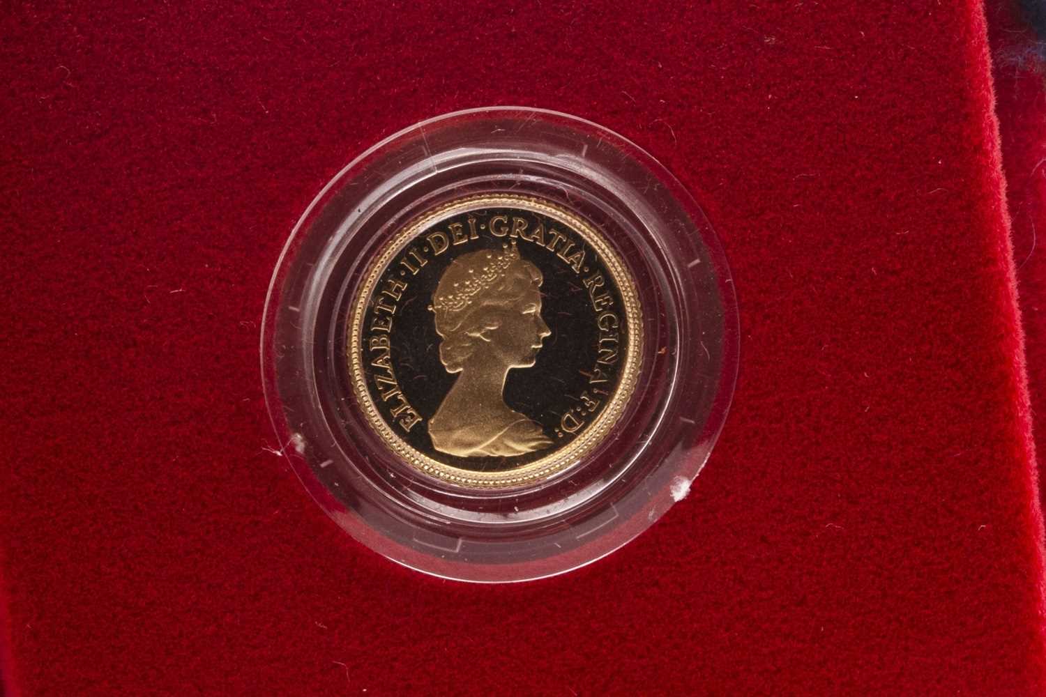 Lot 501 - A GOLD PROOF HALF SOVEREIGN, 1980