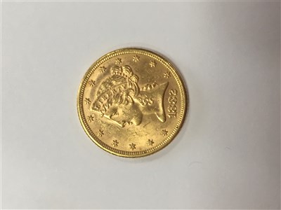 Lot 512 - A USA FIVE DOLLAR GOLD COIN, 1882