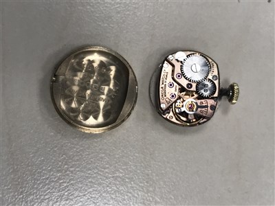 Lot 767 - A LADY'S OMEGA GOLD COCKTAIL WATCH