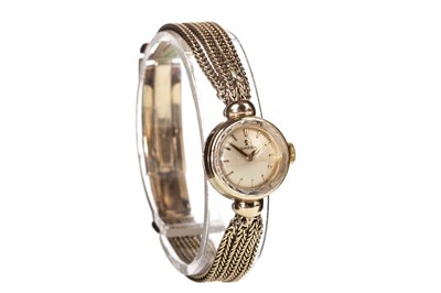 Lot 767 - A LADY'S OMEGA GOLD COCKTAIL WATCH