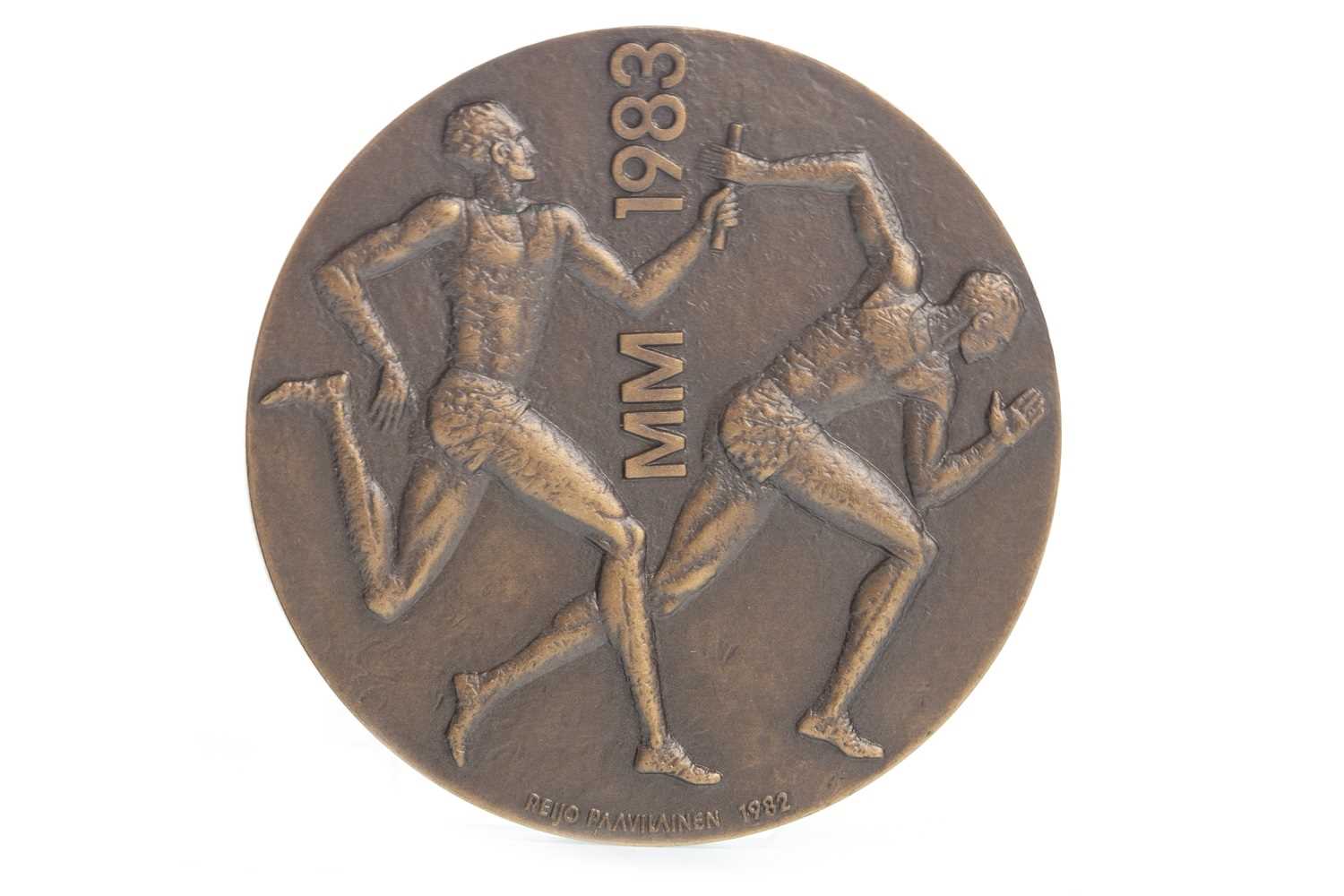 Lot 1910 - A BRONZE MEDAL FROM THE FIRST WORLD ATHLETICS CHAMPIONSHIPS 1983