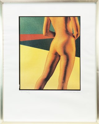 Lot 464 - RED BODY AND BLUE BODY, A PAIR OF LITHOGRAPHS BY DAVID FAIRMAN