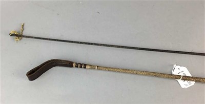Lot 143 - TWO EARLY 20TH CENTURY RIDING CROPS