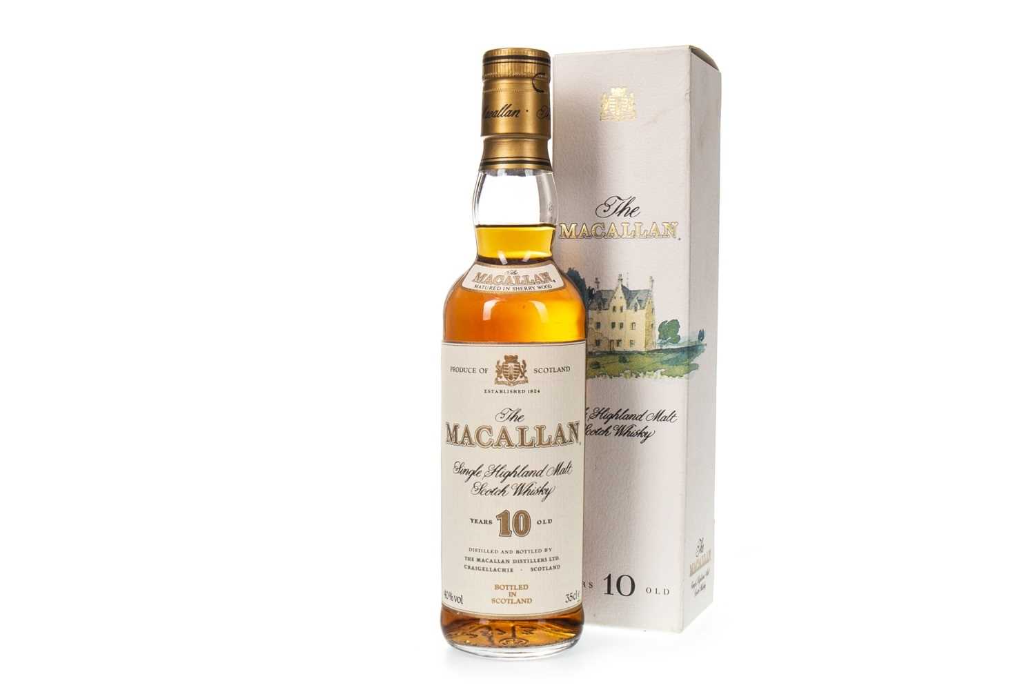Lot 13 - MACALLAN 10 YEARS OLD 35CL