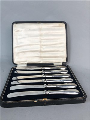 Lot 238 - A COLLECTION OF CASED SILVER PLATED CUTLERY IN FITTED CASES
