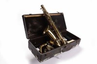 Lot 2 - 1920s BUESCHER ELKHART ALTO SAXOPHONE circa...