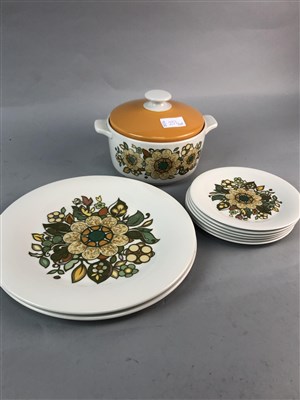 Lot 251 - A ROYAL DOULTON FLOWER PART DINNER SERVICE AND ANOTHER PART DINNER SERVICE