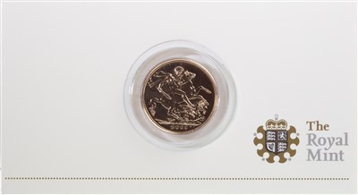 Lot 545 - A GOLD SOVEREIGN, 2009