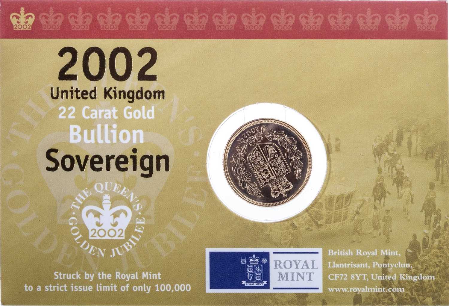 Lot 569 - A GOLD SOVEREIGN, 2002