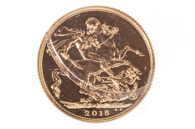 Lot 571 - A GOLD SOVEREIGN, 2015