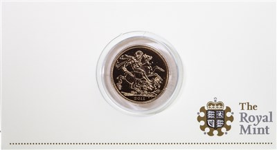 Lot 574 - A GOLD SOVEREIGN, 2011