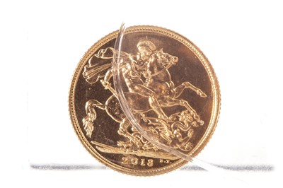 Lot 583 - A GOLD SOVEREIGN, 2013