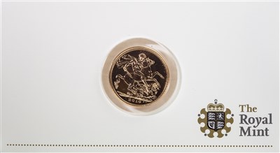 Lot 585 - A GOLD SOVEREIGN, 2010