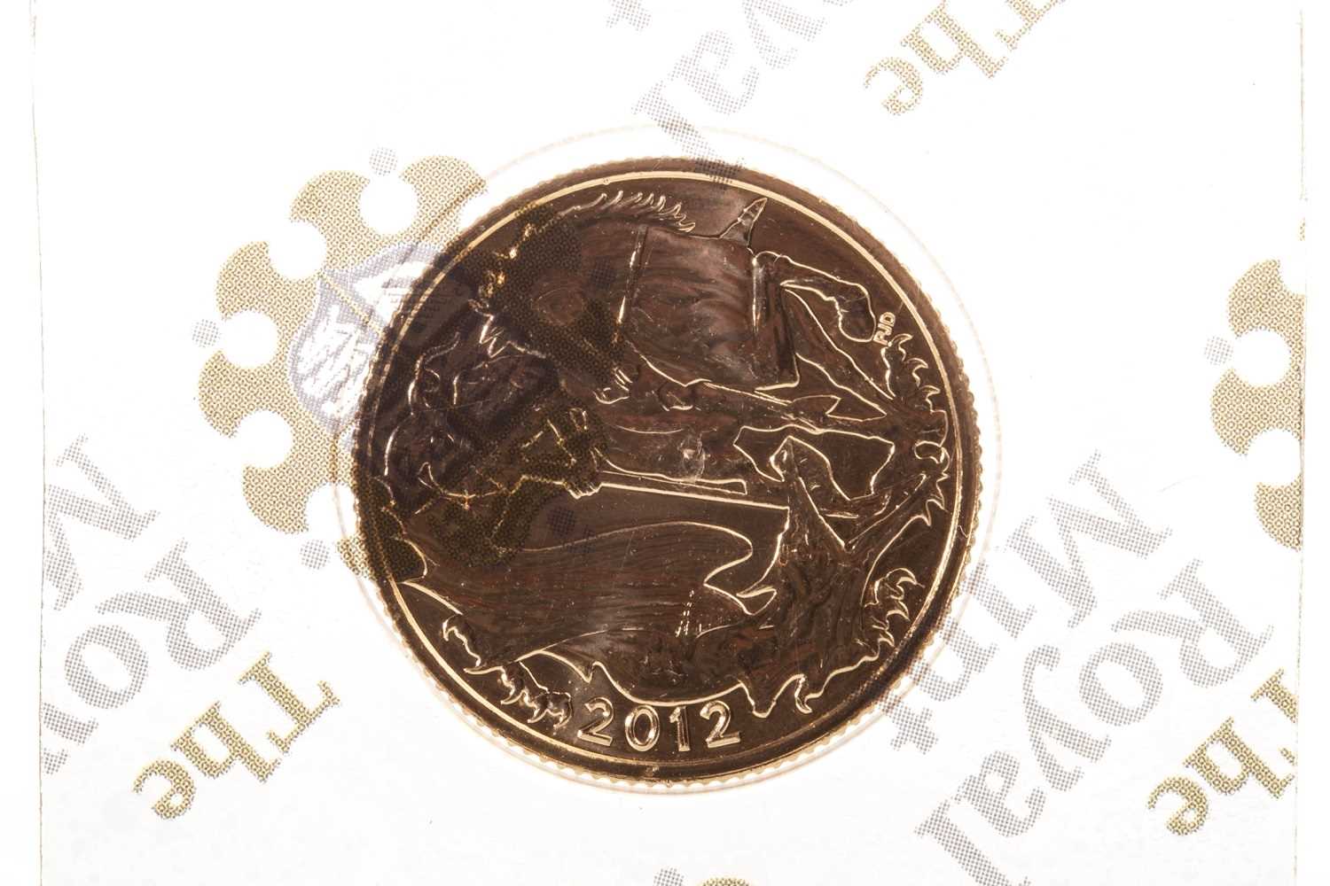 Lot 587 - A GOLD SOVEREIGN, 2012