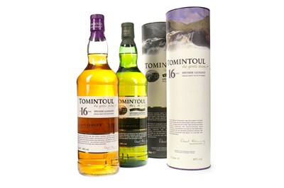 Lot 325 - TOMINTOUL AGED 16 YEARS AND PEATY TANG