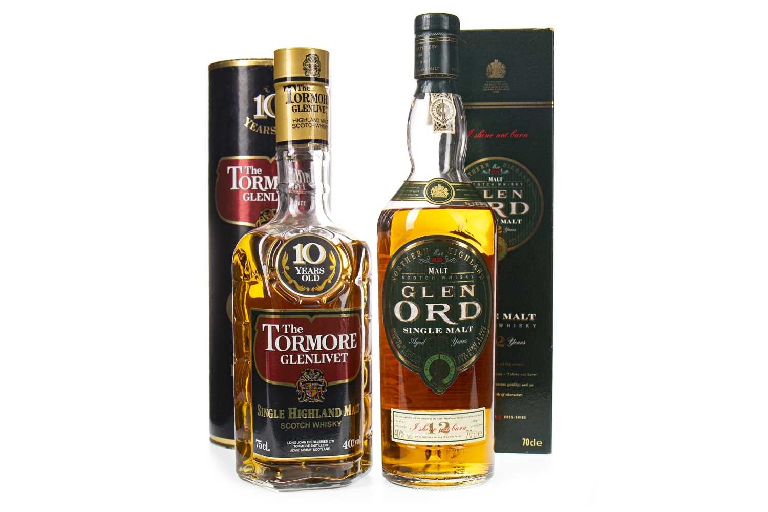Lot 330 - GLEN ORD AGED 12 YEARS AND TORMORE GLENLIVET 10 YEARS OLD