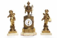 Lot 19 - NINETEENTH CENTURY FRENCH ORMOLU CLOCK...