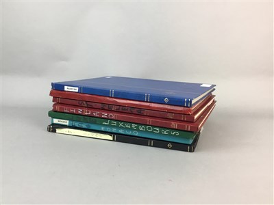 Lot 306 - A COLLECTION OF SEVEN STAMP ALBUMS