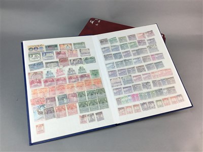 Lot 306 - A COLLECTION OF SEVEN STAMP ALBUMS