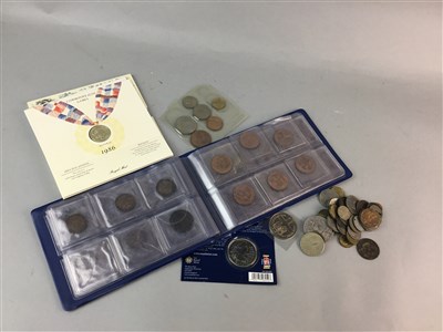Lot 158 - A COMMONWEALTH GAMES COMMEMORATIVE TWO POUNDS £2 COIN 1986 AND OTHER LOOSE COINS