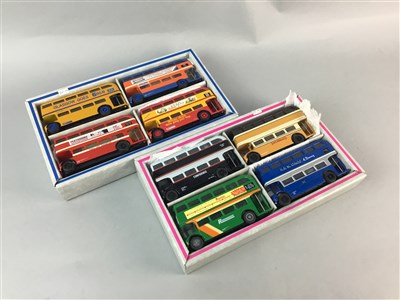 Lot 359 - A LOT OF TWO SETS OF CORGI ROUTEMASTERS IN EXILE