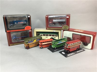 Lot 363 - A LOT OF CORGI,, E.F.E. AND OTHER DIECAST BUSES AND COMMERCIAL VEHICLES