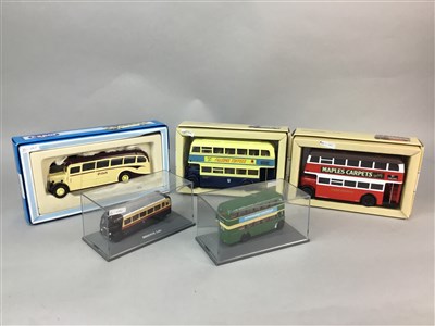 Lot 366 - A COLLECTION OF CORGI DIECAST BUSES