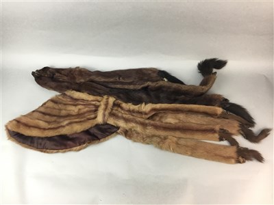Lot 162 - A GROUP OF FUR STOLES