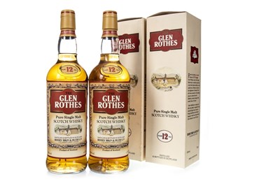 Lot 3 - TWO BOTTLES OF GLENROTHES 12 YEARS OLD