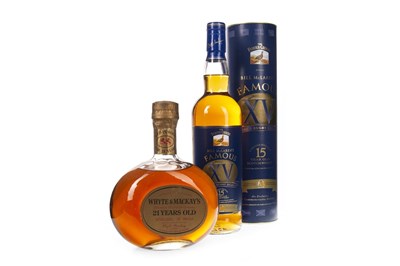 Lot 407 - FAMOUS GROUSE 15 YEARS OLD AND WHYTE & MACKAY 21 YEARS OLD