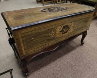 Lot 40 - LARGE NINETEENTH CENTURY SWISS MUSIC BOX with...