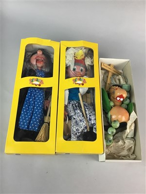 Lot 179 - A LOT OF NINE PELHAM AND OTHER PUPPETS