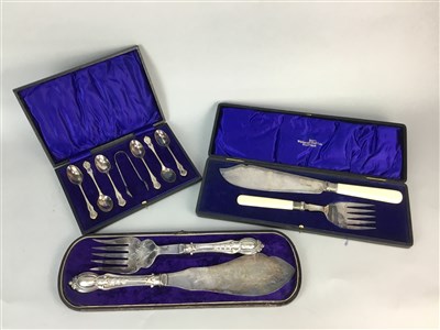 Lot 189 - A LOT OF CASED SILVER PLATED CUTLERY SETS