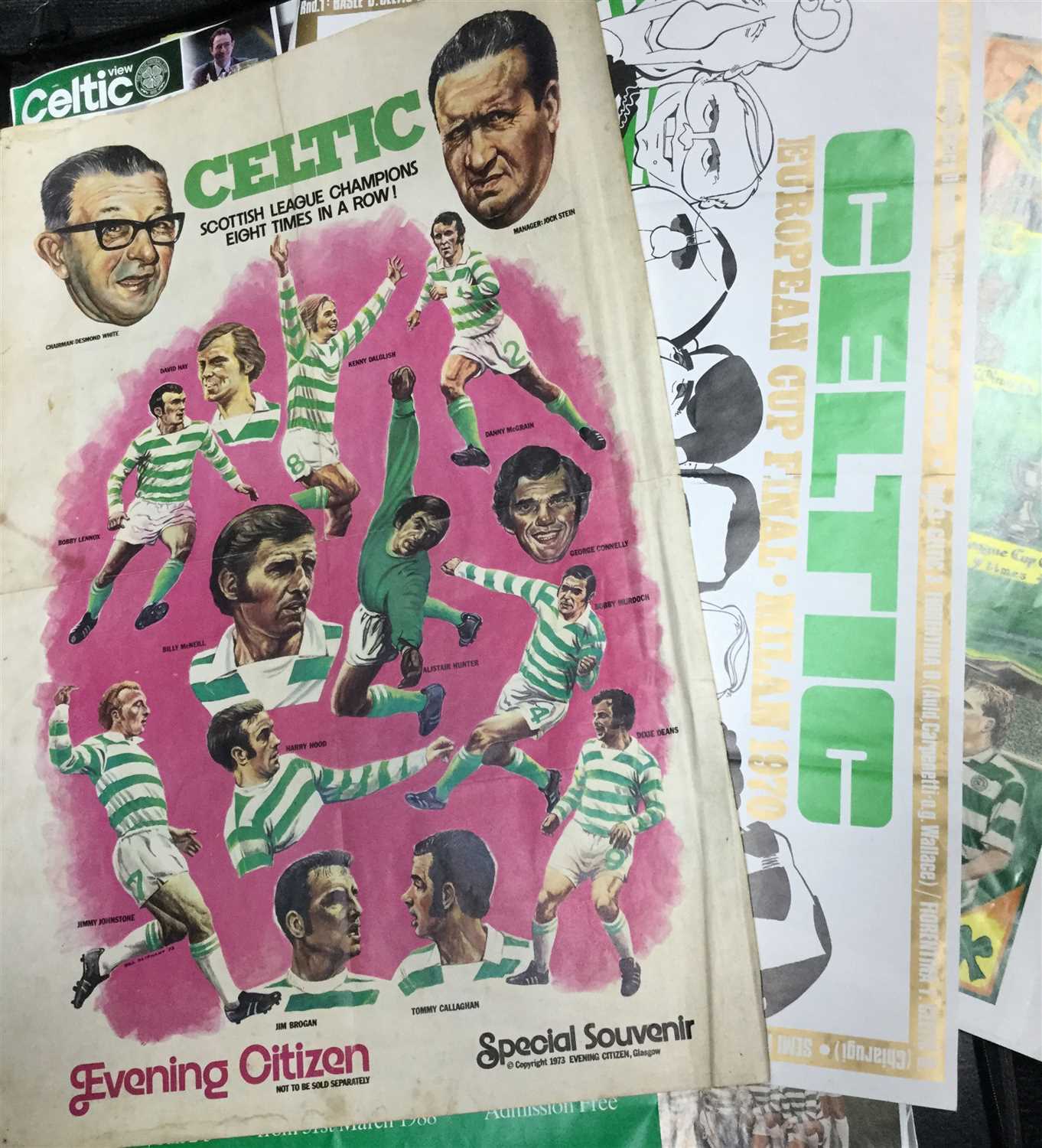 Lot 1969 - A LOT OF CELTIC F.C. RELATED POSTERS