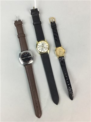 Lot 8 - A LOT OF THREE WRIST WATCHES