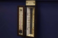 Lot 64 - LATE NINETEENTH CENTURY STICK BAROMETER by P....