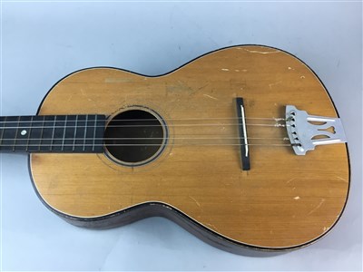 Lot 415 - A VINTAGE ACOUSTIC GUITAR