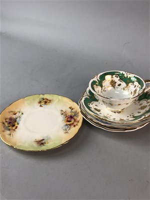 Lot 315 - A JAPANESE EGG SHELL TEA SERVICE AND OTHER CERAMICS