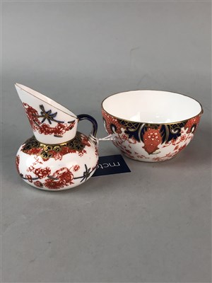 Lot 458 - A DERBY SUGAR AND CREAM AND OTHER CERAMICS