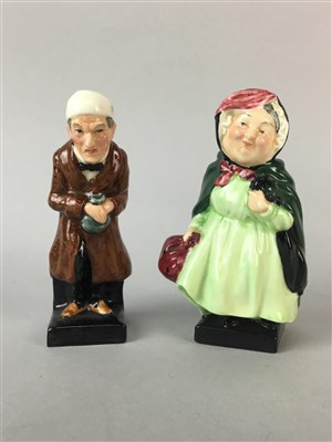 Lot 438 - TWO ROYAL DOULTON DICKENS WARE FIGURES AND OTHERS