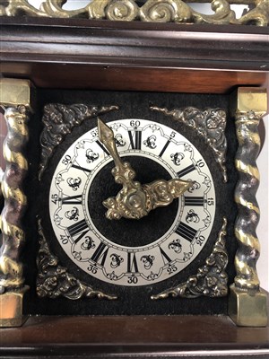 Lot 449 - A WALL CLOCK OF 17TH CENTURY DUTCH DESIGN