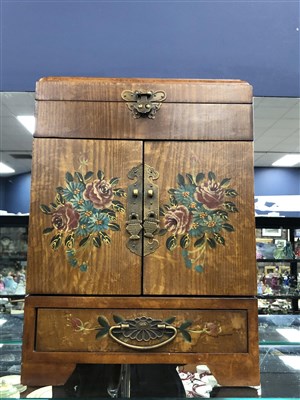 Lot 196 - A CHINESE STYLE TABLE CABINET